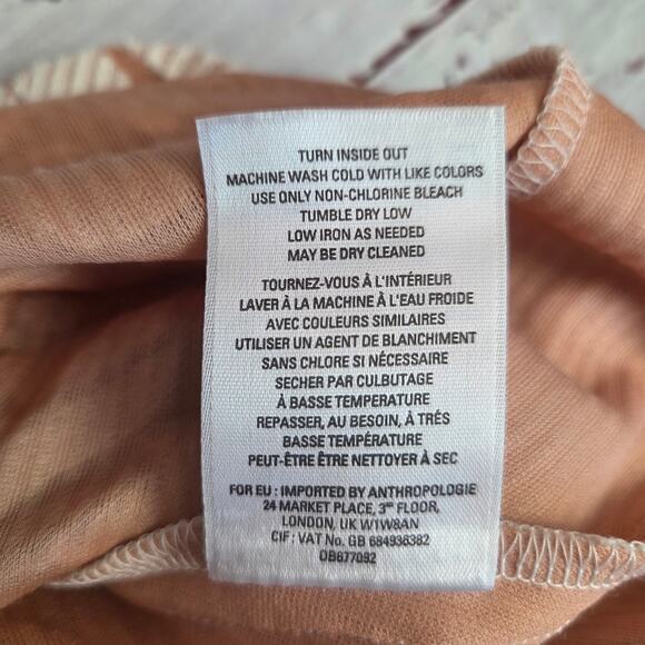 Anthropologie Meadow Rue Sleeveless Rose Turtleneck Top M Lightweight Stretchy - Picture 8 of 14